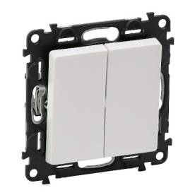 Valena Life kettős váltókapcsoló 10 AX fehér