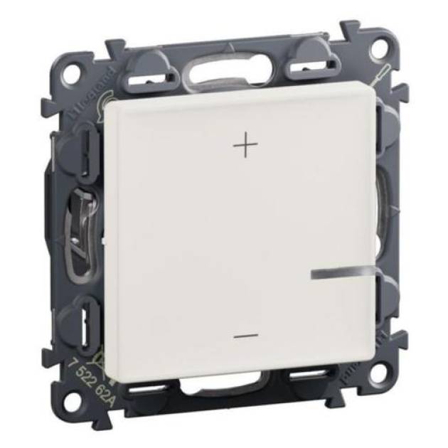 Valena Life nyomógombos fényerőszabályzó 125W, 2 vezetékes, elefántcsont 