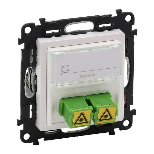 Valena Life SC/APC egymódusú optikai csatlakozóaljzat fehér 