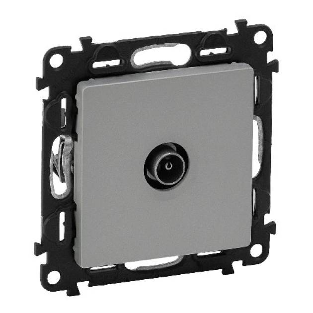 Valena Life TV aljzat, végzáró, 10 dB alumínium 