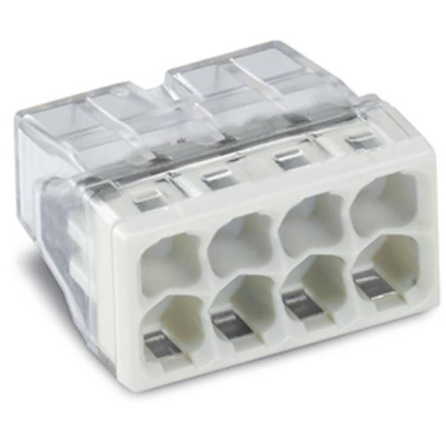 Wago KOMPAKT 8-as vezetékösszekötő tömör vezetékekhez 0,5-2,5mm2 